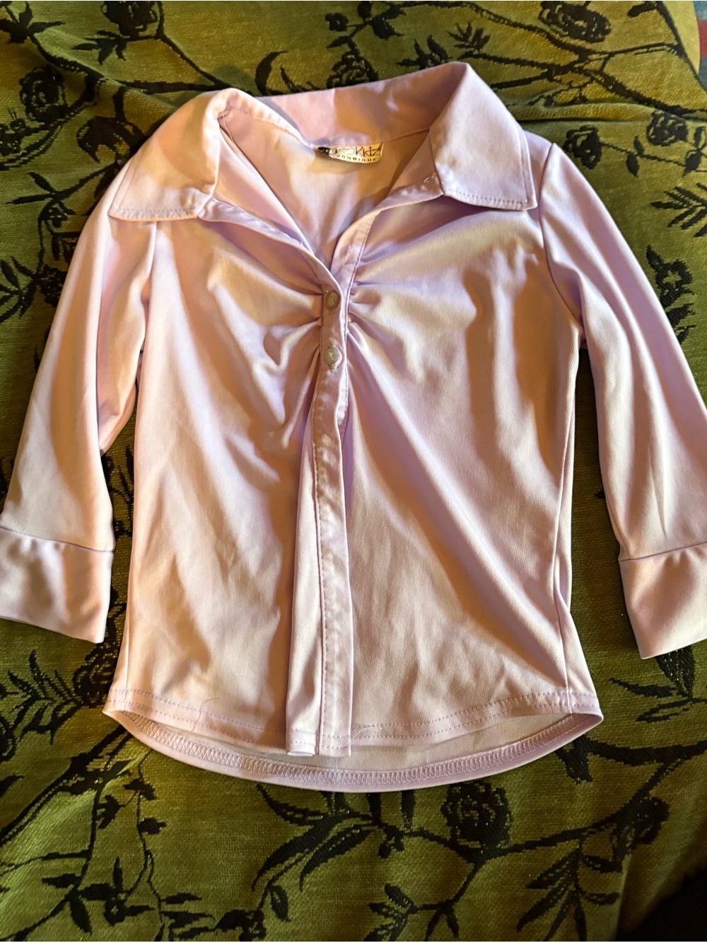Younique Lavender Button-Front Girls' Top
